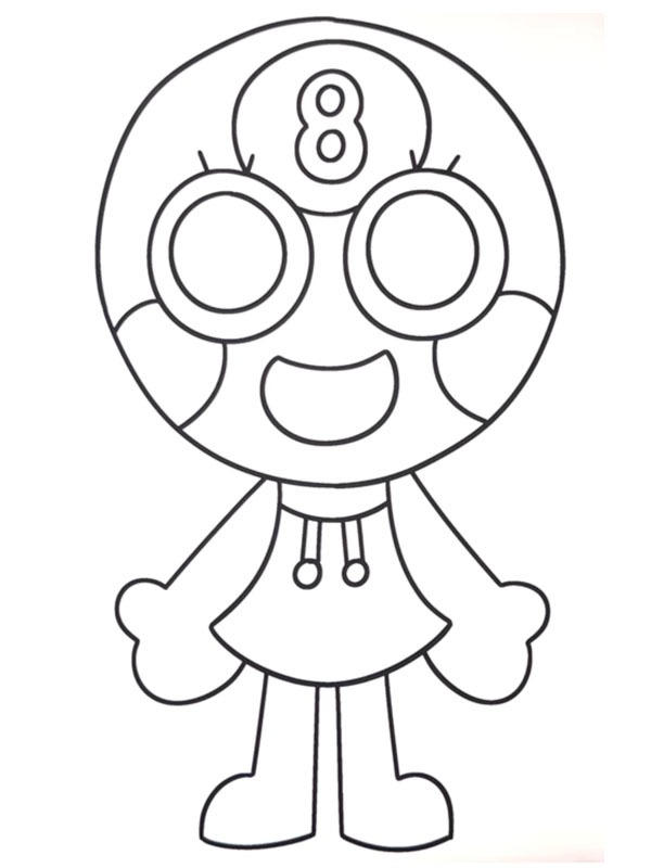 Toodles Dandy’s World Coloring page