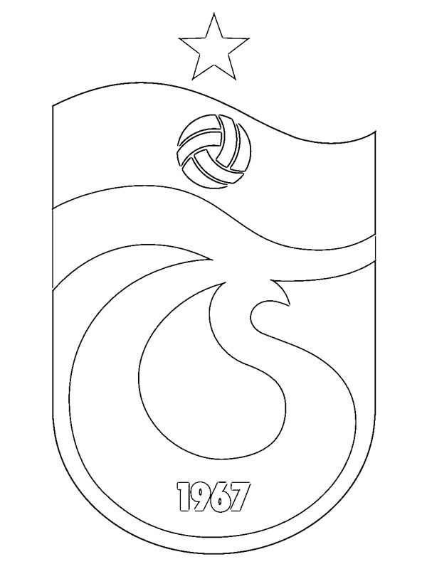 Trabzonspor Coloring page