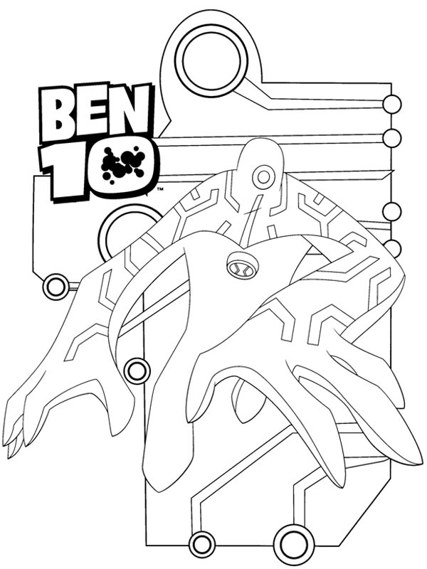 Upgrade Ben10 Coloring page