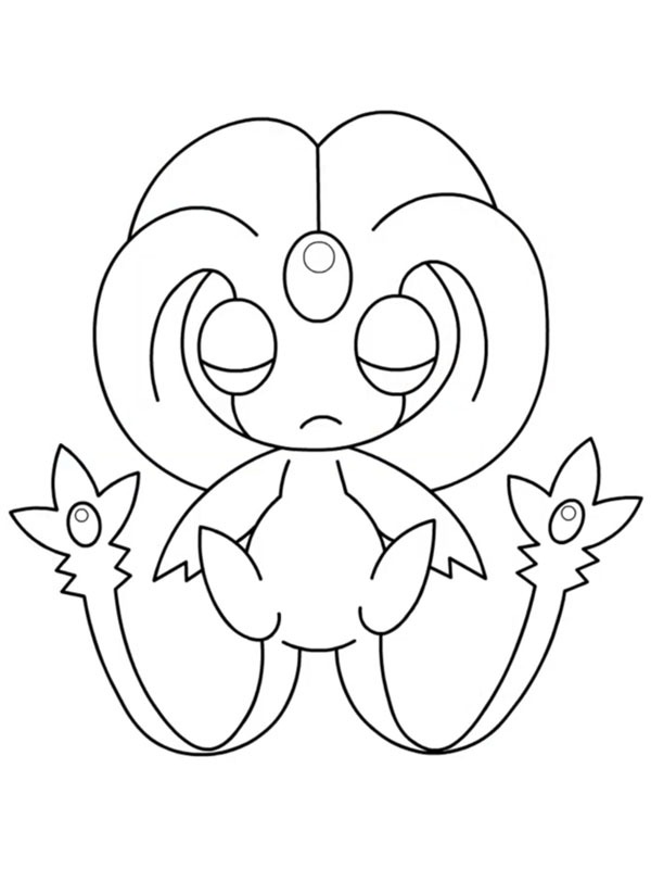 Uxie Pokemon Coloring page