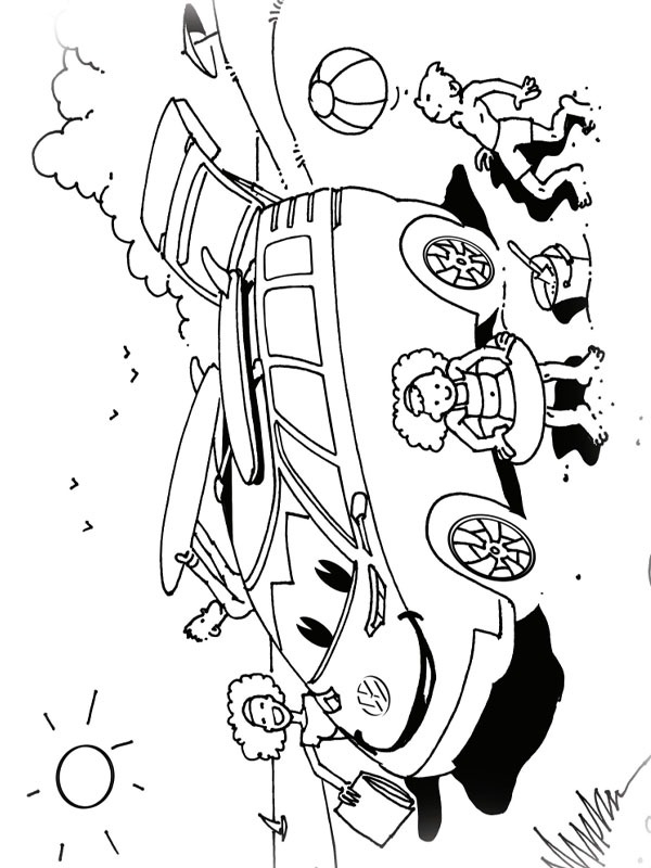 Volkswagen ID. Buzz Coloring page