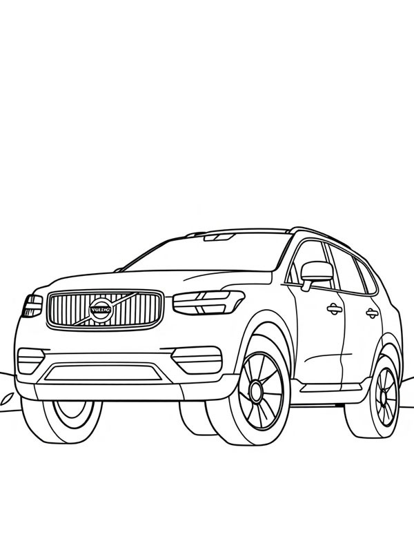 Volvo XC60 Coloring page