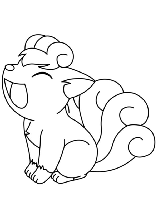 Vulpix (Pokémon) Coloring page