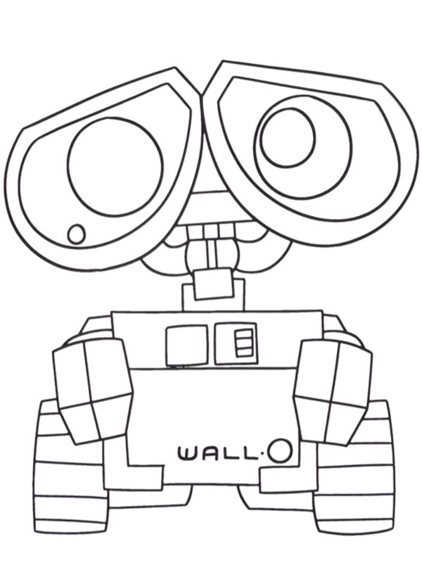 WALL-E Coloring page