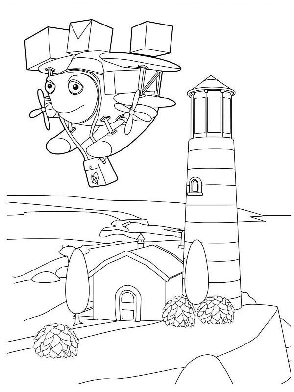 Wanda hydroplane Coloring page